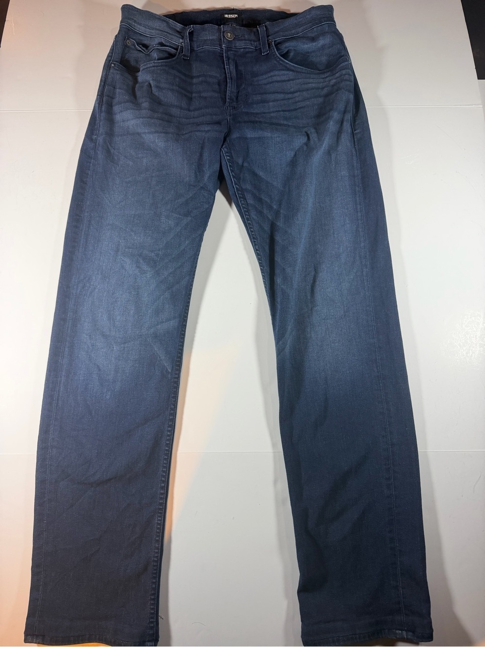 Hudson Jeans Men's Navy Straight-Leg Jeans